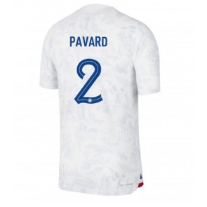 Frankrig Benjamin Pavard #2 Udebanetrøje VM 2022 Kort ærmer